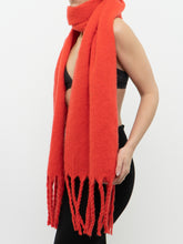 Load image into Gallery viewer, Modern x Red Fuzzy Soft Scarf