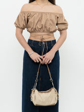 Load image into Gallery viewer, Modern x Camel Cropped Off-Shoulder Top (XS-M)