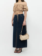 Load image into Gallery viewer, LEVI&#39;S x Red Tab Darkwash Denim Maxi Skirt (M)