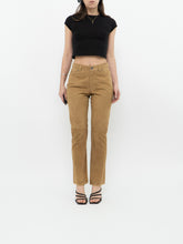 Load image into Gallery viewer, Vintage x RALPH LAUREN Camel Suede Pant (S, M)