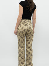 Load image into Gallery viewer, Vintage x Made in Turkey x Gold Patterned Satin Pant (M, L)
