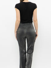 Load image into Gallery viewer, Vintage x Black, Silver Checkered Pant (XS, S)