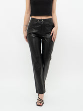 Load image into Gallery viewer, Vintage x RALPH LAUREN Black Leather Pant (S)