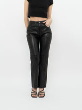 Load image into Gallery viewer, Vintage x RALPH LAUREN Black Leather Pant (S)