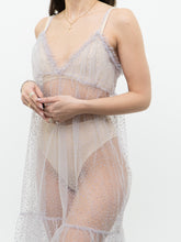 Load image into Gallery viewer, ANTHROPOLOGIE x Lilac Sheer Dotted Dress (M)