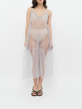 Load image into Gallery viewer, ANTHROPOLOGIE x Lilac Sheer Dotted Dress (M)