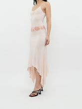 Load image into Gallery viewer, Vintage x Made in USA x YAYA Pink Fitted Cotton Lace Dress (XS)