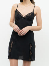 Load image into Gallery viewer, LA SENZA x Deadstock Black Slip Dress (XS, S)