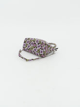 Load image into Gallery viewer, Vintage x VERA BRADLEY Purple Patterned Quilted Purse