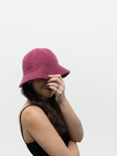 Load image into Gallery viewer, Vintage x Raspberry Pink Angora Bucket Hat