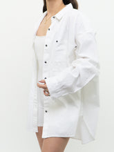 Load image into Gallery viewer, AERIE x White Oversized Light Cotton Button Up (S-XL)