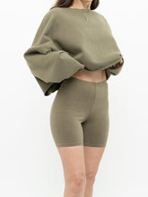 Load image into Gallery viewer, SKIMS x Olive Green Biker Shorts (XS)