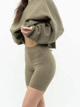 Load image into Gallery viewer, SKIMS x Olive Green Biker Shorts (XS)