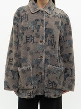 Load image into Gallery viewer, Vintage x WOOLRICH Lined Sheep Pattern Fleece (L)