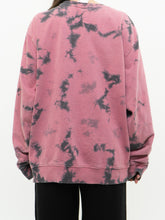 Load image into Gallery viewer, ROLLING STONES x Pink Tye Dye Crewneck (XL)