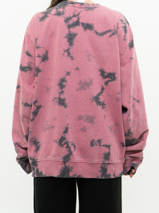 ROLLING STONES x Pink Tye Dye Crewneck (XL)