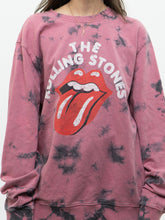 Load image into Gallery viewer, ROLLING STONES x Pink Tye Dye Crewneck (XL)