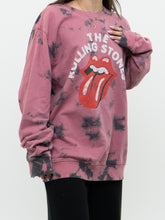 Load image into Gallery viewer, ROLLING STONES x Pink Tye Dye Crewneck (XL)