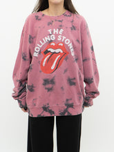 Load image into Gallery viewer, ROLLING STONES x Pink Tye Dye Crewneck (XL)