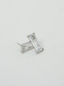 Vintage x Baguette Rhinestone Stud Earrings