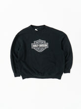 Load image into Gallery viewer, HARLEY DAVIDSON x Black Faded Rocky&#39;s Harley Black Crew (XS-XL)