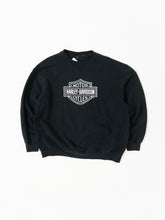 Load image into Gallery viewer, HARLEY DAVIDSON x Black Faded Rocky&#39;s Harley Black Crew (XS-XL)