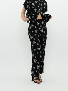 Vintage x Black & White Floral Set (M, L)