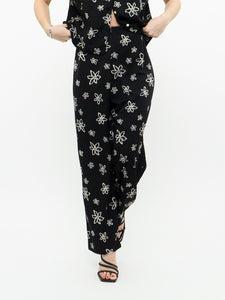 Vintage x Black & White Floral Set (M, L)