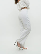 Load image into Gallery viewer, Vintage x Made in Canada x CLEO White Linen Pants (XS, S)