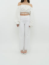 Load image into Gallery viewer, Vintage x Made in Canada x CLEO White Linen Pants (XS, S)