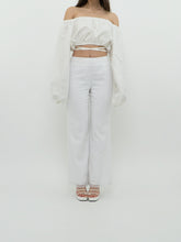 Load image into Gallery viewer, Vintage x Made in Canada x CLEO White Linen Pants (XS, S)