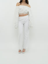 Load image into Gallery viewer, Vintage x Made in Canada x CLEO White Linen Pants (XS, S)