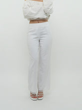 Load image into Gallery viewer, Vintage x Made in Canada x CLEO White Linen Pants (XS, S)