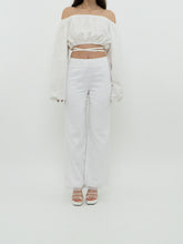 Load image into Gallery viewer, Vintage x Made in Canada x CLEO White Linen Pants (XS, S)