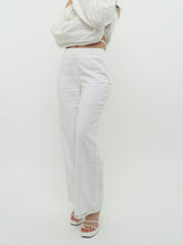 Load image into Gallery viewer, Vintage x Made in Canada x CLEO White Linen Pants (XS, S)