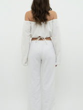 Load image into Gallery viewer, Vintage x Made in Canada x CLEO White Linen Pants (XS, S)