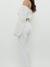 Load image into Gallery viewer, Vintage x Made in Canada x CLEO White Linen Pants (XS, S)