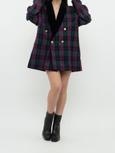 Load image into Gallery viewer, Vintage x Made in Canada x Pink, Navy &amp; Black Houndstooth, Wool Blazer (M-XL)