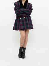 Load image into Gallery viewer, Vintage x Made in Canada x Pink, Navy &amp; Black Houndstooth, Wool Blazer (M-XL)