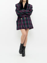 Load image into Gallery viewer, Vintage x Made in Canada x Pink, Navy &amp; Black Houndstooth, Wool Blazer (M-XL)