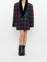 Load image into Gallery viewer, Vintage x Made in Canada x Pink, Navy &amp; Black Houndstooth, Wool Blazer (M-XL)