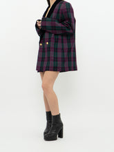 Load image into Gallery viewer, Vintage x Made in Canada x Pink, Navy &amp; Black Houndstooth, Wool Blazer (M-XL)