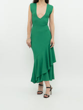 Load image into Gallery viewer, HOUSE OF HARLOW x Stretchy Green Dress (S, M)