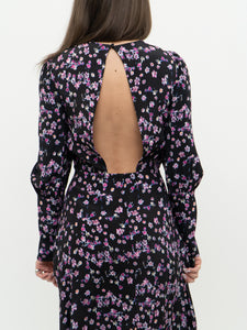 HM x Black Floral Maxi Dress (M)