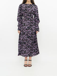 HM x Black Floral Maxi Dress (M)