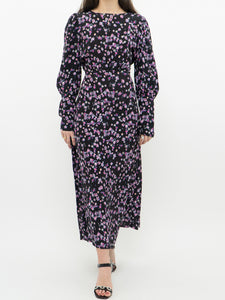 HM x Black Floral Maxi Dress (M)