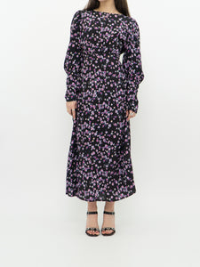 HM x Black Floral Maxi Dress (M)