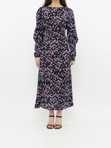 HM x Black Floral Maxi Dress (M)