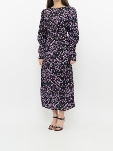 HM x Black Floral Maxi Dress (M)