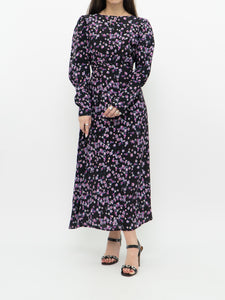 HM x Black Floral Maxi Dress (M)